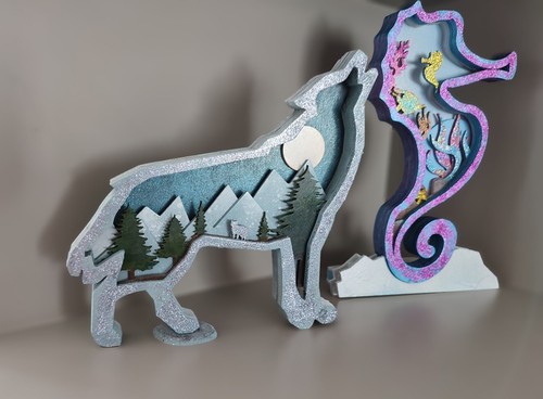 Arredi animali legno - animali, in