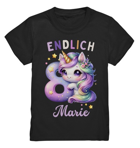 Shirt compleanno bambina - 8°,