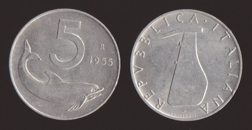 Lire 1955 delfino timone - 5,