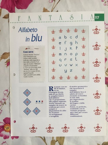 Schema punto croce ricamo - punto,
