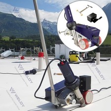 Saldatore ad aria calda WELDY Foiler ETL automatico plastica 30 mm + barra guida + peso aggiuntivo