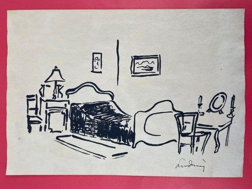 Ludwig bemelmans drawing - ludwig,