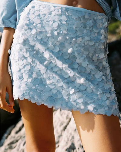 Zara minigonna paillettes - zara,