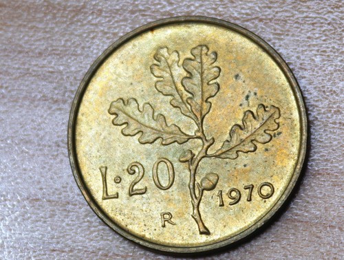 1970 italy lire - 1970, 20