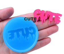 CUTE Stampo in silicone gomma siliconica mold per resina gesso fimo premo 