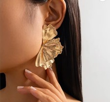 Z473 Orecchini Foglie Fiori