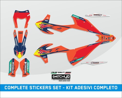 Kit grafiche adesive per ktm - kit,