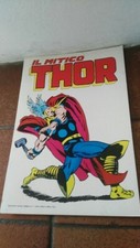 Poster Il Mitico Thor N.1 Corno Allegato Su Cartone ORIGINALE NO RESA