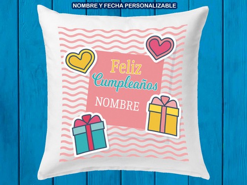 Cuscino buon compleanno - compleanno, rosso