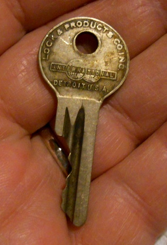 Vintage old international - vintage, lock