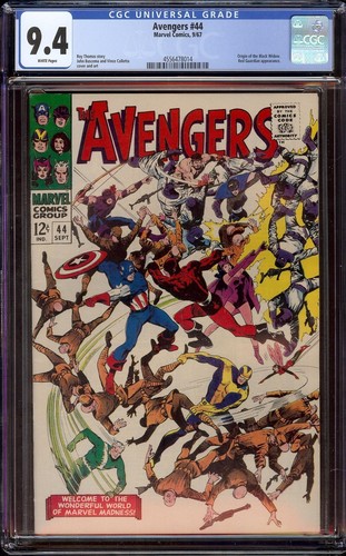 Avengers cgc 9 4 white - avengers, 9.4