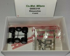 CO.MET 050031K Kit Rimorchio 4 assi, per camion FIAT o Lancia, scala 1/87. (fs)