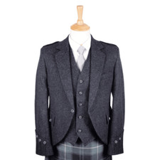 Giacca kilt uomo scozzese tweed argyle tradizionale fatta a mano Argyle Kilts Jacket