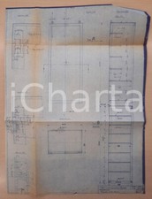 1956 MILANO - FIAV di L. MAZZACCHERA - Armadio porta utensili - Disegno 36x48 cm