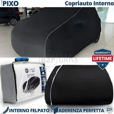 TELO COPRIAUTO Interno Per Nissan Pixo Felpato Traspirante Nero Garanzia A VITA