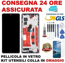 DISPLAY LCD OLED ORIGINALE HONOR 70 FNE-AN00 FNE-NX9 TOUCH SCHERMO VETRO NERO