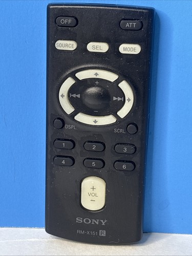 Sony x151 cdx gt200 - sony, rm-x151