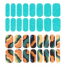 16 pezzi di adesivi per smalto