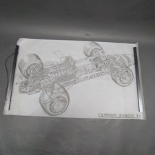 Disegno della vettura ferrari - della,