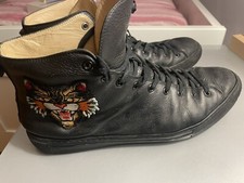 Scarpe Gucci alte in pelle