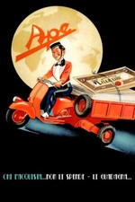 Poster Manifesto Locandina Pubblicità  Stampa Vintage Motoscooter Ape Piaggio