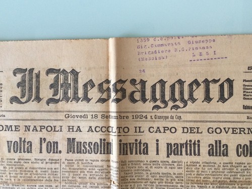 Giornale originale epoca - originale, d’epoca