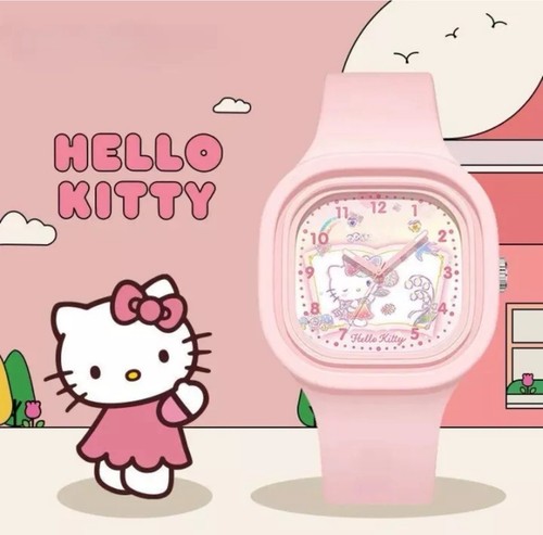 Orologio cartoni animati rosa - cartoni,