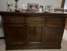 Vecchia Cassettiera In Legno massello di ciliegio