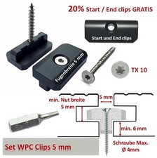 Clip in WPC staffe di