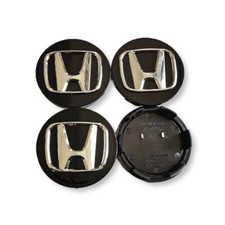 Pour Honda 4PCS 69mm Enjoliveurs de moyeu CRV UR-V HR-V HATCHBACK Accord Civic
