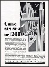 PUBBLICITA' 1930 CHI BEVE