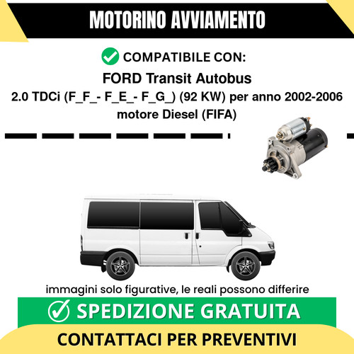Motorino avviamento ford - motorino,