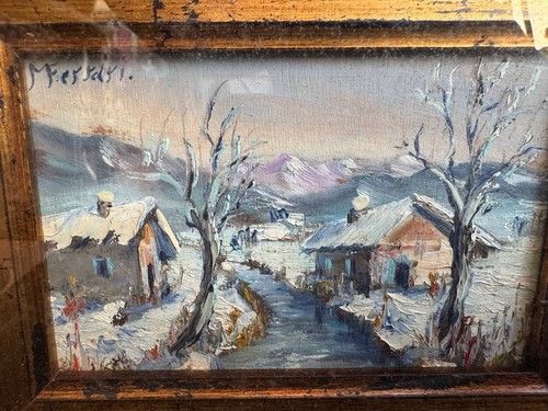 Paesaggio coppia dipinti ad - paesaggio,