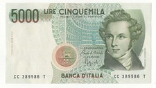 5000 LIRE BELLINI DECR 4