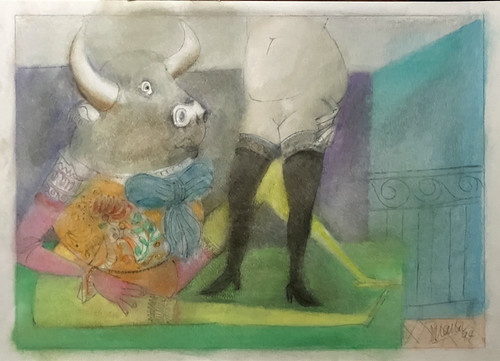 Blasco mentor dessin crayon - blasco,