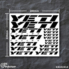 Yeti Kit Adesivi Nero | Set
