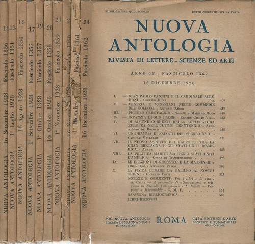 Nuova antologia 1926 rivista - nuova,