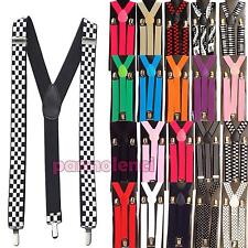 Bretelle donna uomo straccali suspenders regolabili elastiche ballo danza BR-01