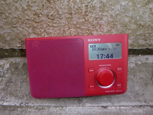 Sony red xdr s61d radio - red, xdr‐s61d