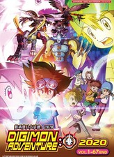 Anime DVD Digimon Adventure: 2020 *English Audio* (Vol.1-67 End) All Region