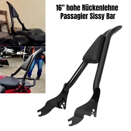 Schienale passeggero nero - passeggero, 16"