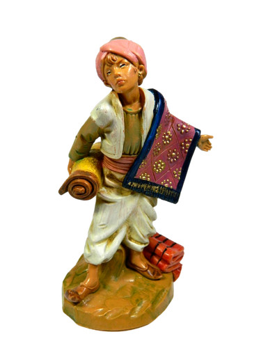 Pastore arabo con tappeti - pastore,