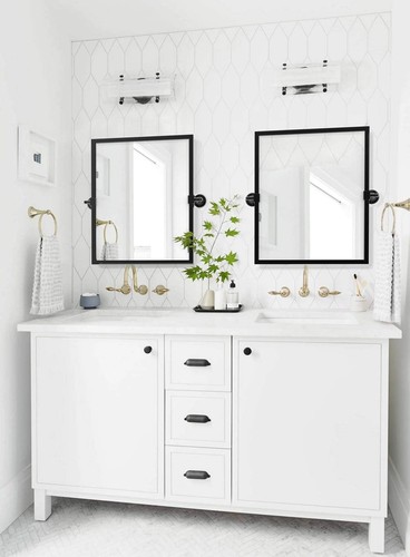 Black metal framed pivot - black,