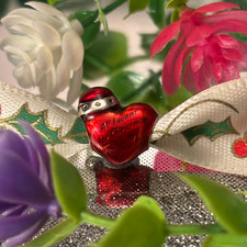 Pandora 💖 Charm Natale Cuore Rosso e Cappello di Babbo Natale 🌟💫