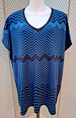 Benino maglia nero blu - maglia, nero/blu