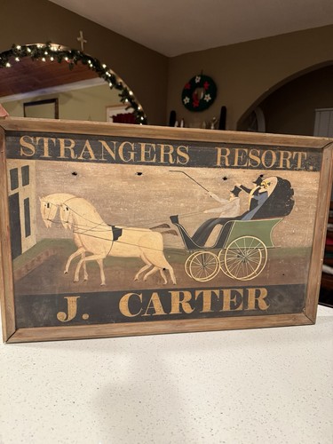 Insegna vintage legno arte - vintage, in