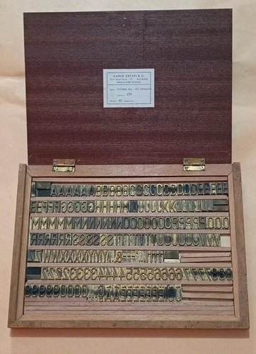 Raro set caratteri bronzo - caratteri,