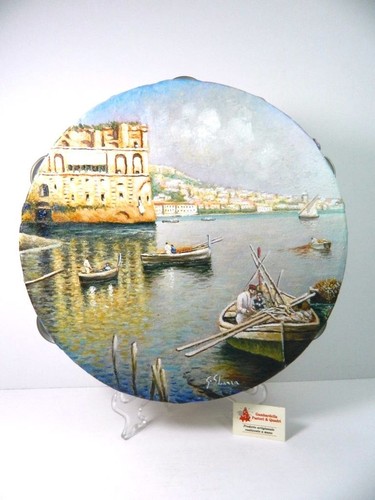 Tamburello napoletano dipinto - tamburello,
