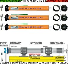 SERRANDE AVVOLGIBILI 3 MOTORI