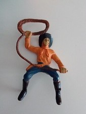 Vecchio Soldatino CowBoy con Lazo